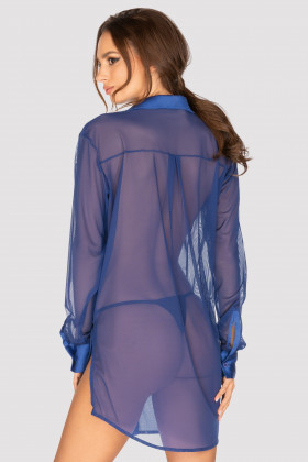 Платье-рубашка прозрачное Obsessive Stellya