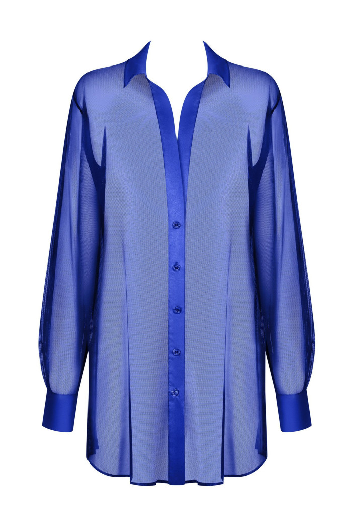 Платье-рубашка прозрачное Obsessive Stellya