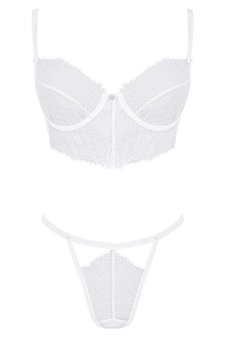 Комплект кружевной Obsessive Bianelle set