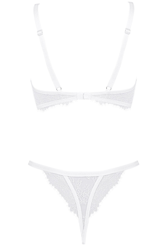 Комплект білизни мереживний Obsessive Bianelle set