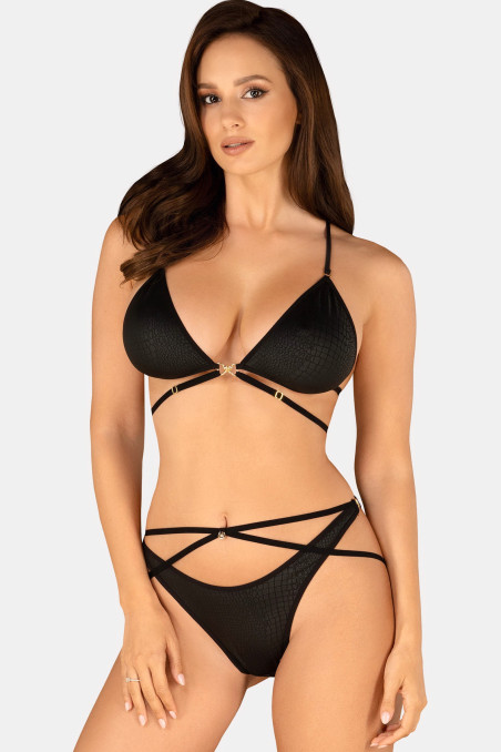 Комплект - бюст з трусиками Obsessive Cobra Nive set