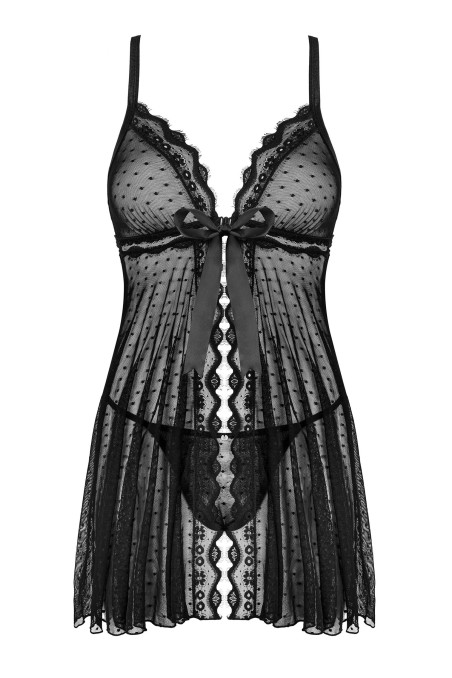 Пеньюар з трусиками Obsessive Marrbel babydoll