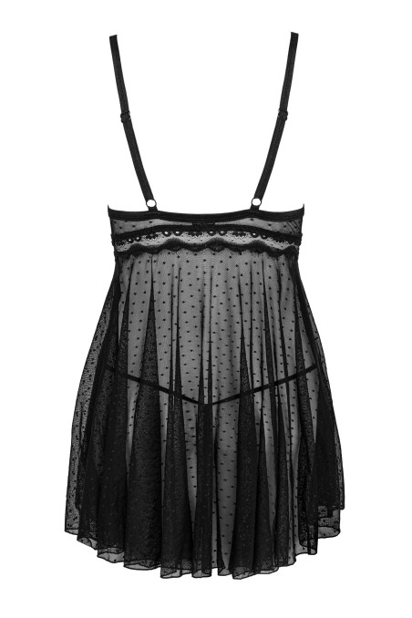 Пеньюар з трусиками Obsessive Marrbel babydoll