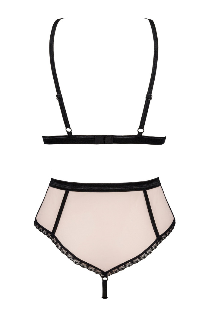 Комплект білизни мереживний Obsessive Lilines set