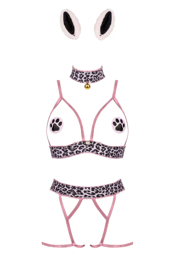 Костюм ролевой леопардовый Obsessive Catriny