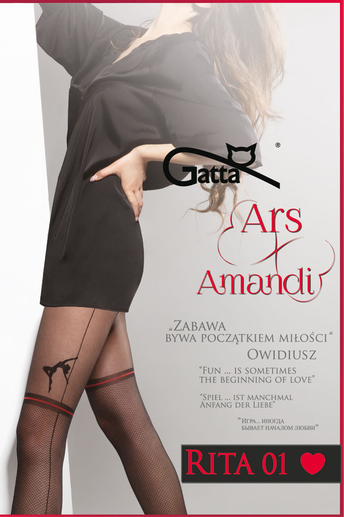 Колготки з імітацією панчіх Gatta Ars Amandi Rita 01