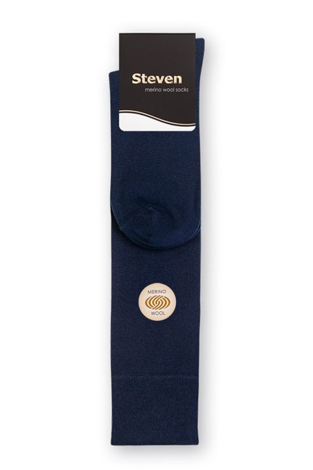 Високі шкарпетки-гольфи чоловічі з вовни мериноса STEVEN 008 Merino Wool