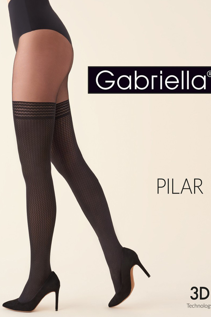 Колготки имитация чулок Gabriella Pilar 60d