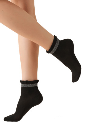 Шкарпетки бавовняні з люрексом Gabriella SD 004 Cotton