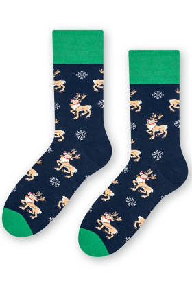Шкарпетки новорічні чоловічі STEVEN 136 New Year Deer