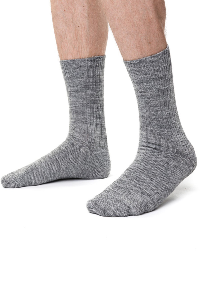 Носки мужские из шерсти альпаки STEVEN 044 Alpaka Wool