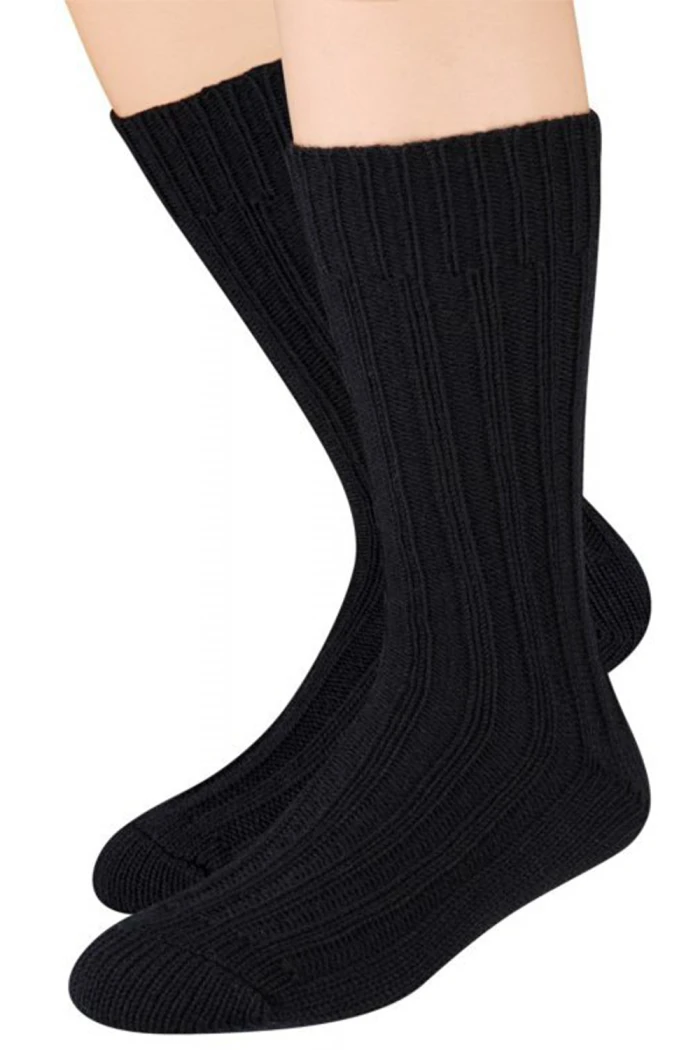 Носки вязаные теплые с шерстью STEVEN 085 Wool
