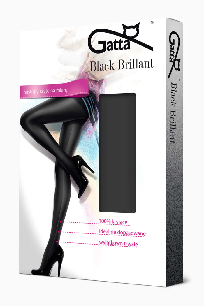 Колготки з глянцевим блиском Gatta Black Brillant