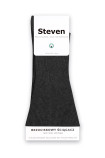Носки хлопковые без резинки в рубчик Steven 018