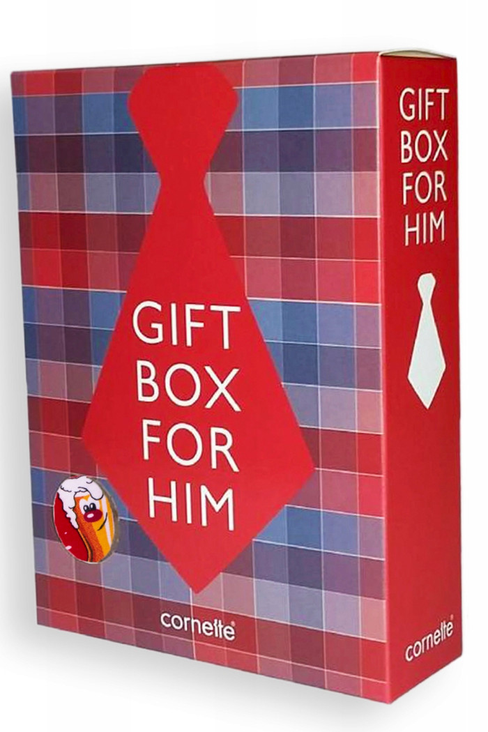 Чоловічі боксери з новорічним принтом Cornette 015/12 Penguin 2