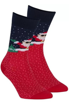 Шкарпетки новорічні чоловічі Wola X-Mas 833