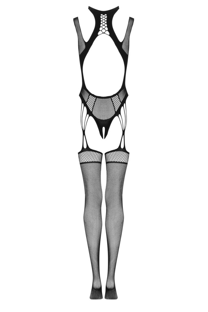 Комбінезон-сітка з вирізом Obsessive G327