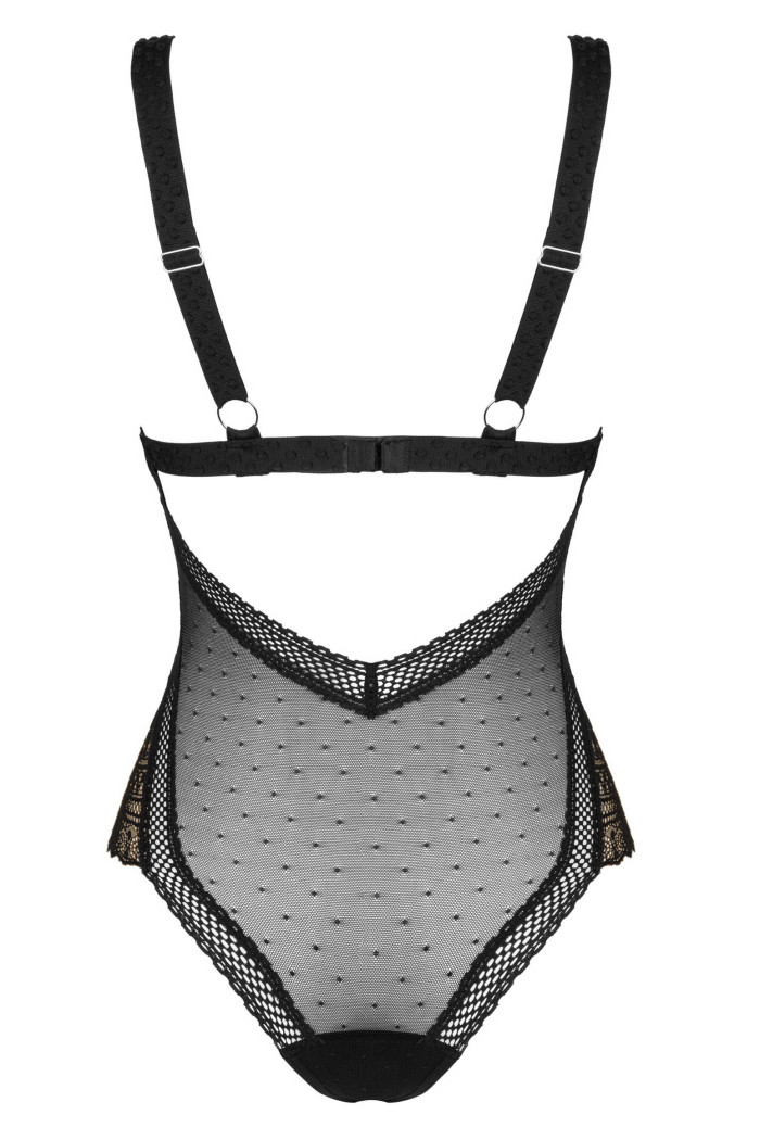 Боди полупрозрачное Obsessive Estiqua