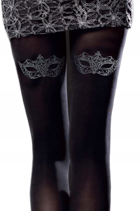 Колготки с аппликацией "Маска" KNITTEX WENECJA 50