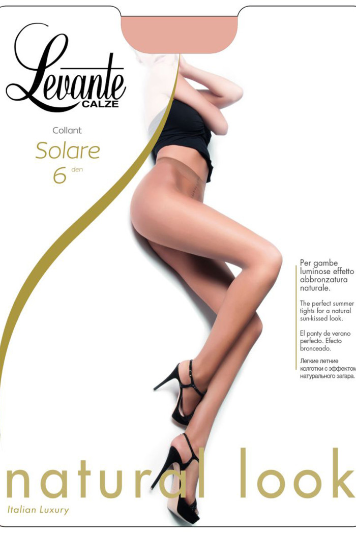 Колготки жіночі супертонкі LEVANTE Solare 6 den