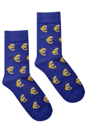 Шкарпетки чоловічі з принтом Євро Aura.Via FC6602
