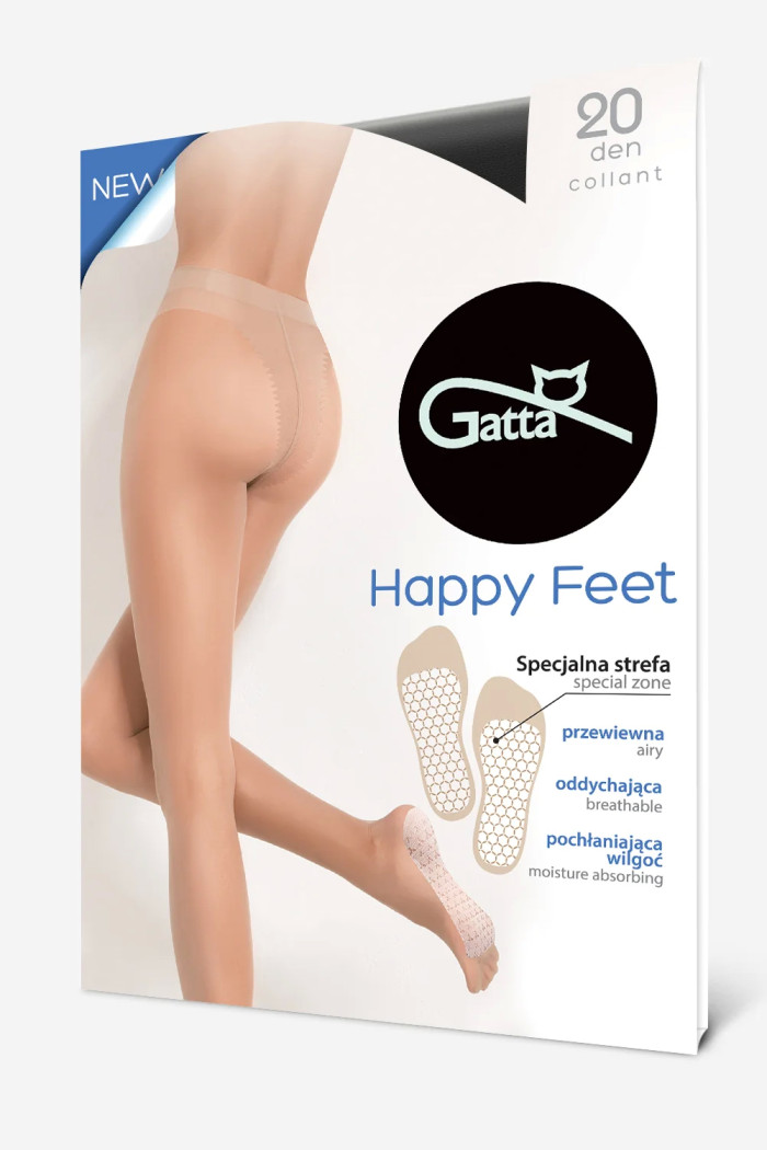 Колготки з ущільненою стопою Gatta Happy Feet 20d