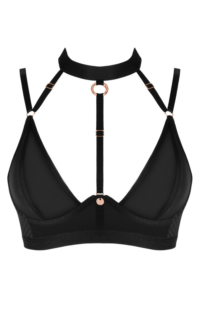 Бюстгальтер з ремінцями Obsessive Brasica
