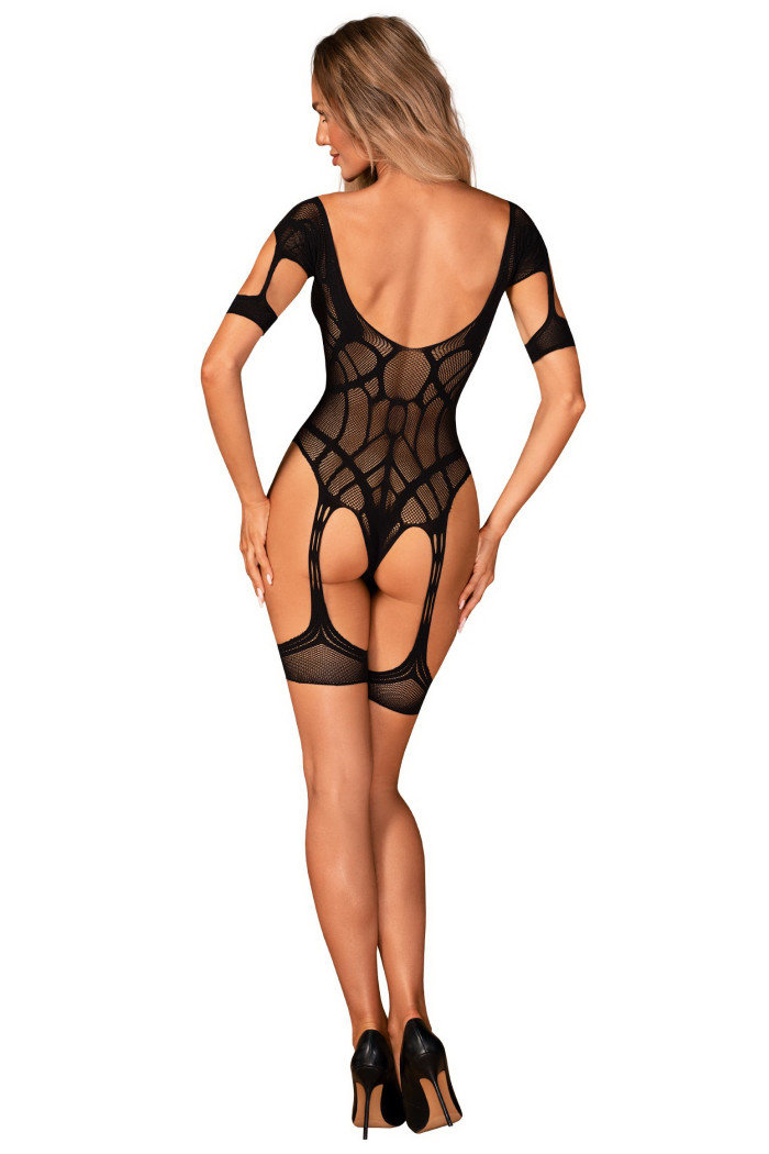 Боди-сетка с вырезом Obsessive G334