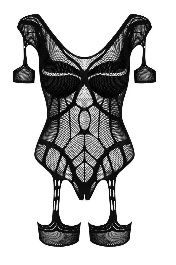 Боди-сетка с вырезом Obsessive G334