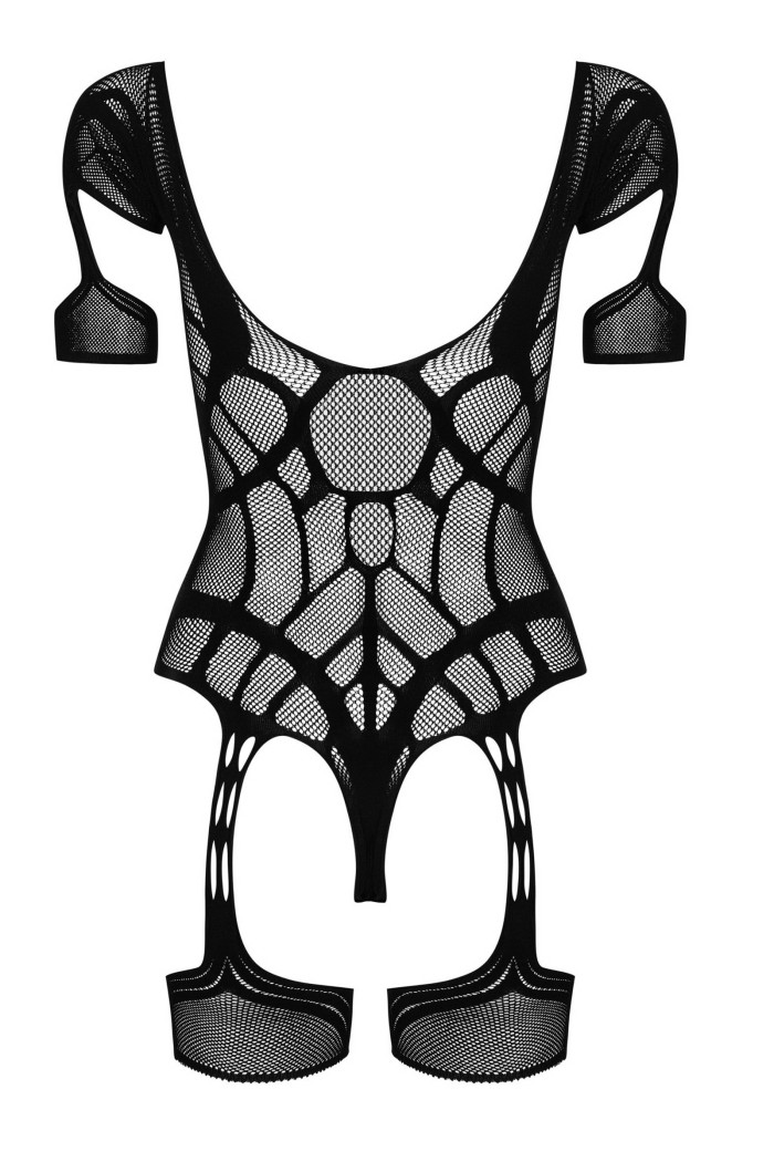 Боди-сетка с вырезом Obsessive G334
