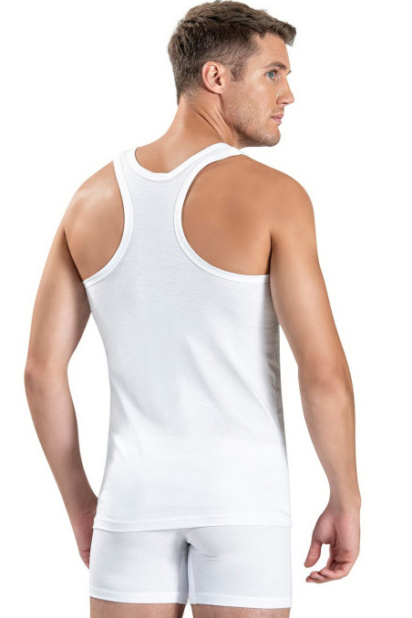 Майка-боксерка чоловіча бавовняна Aura.Via BF023