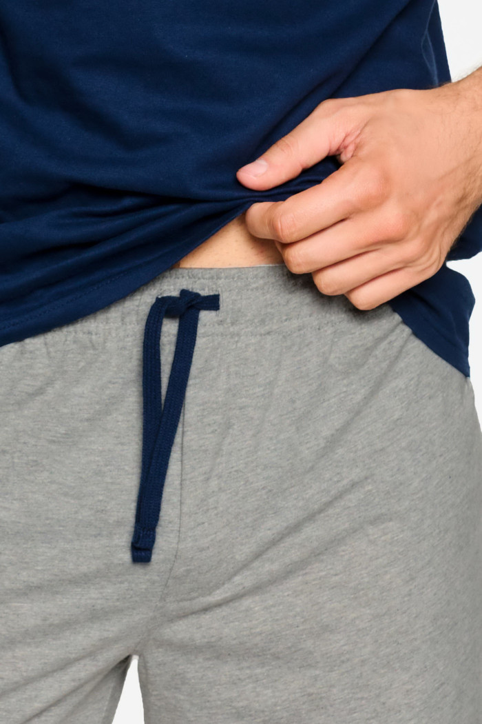 Чоловічий комплект-піжама з шортами Henderson 39744 Pace 59x