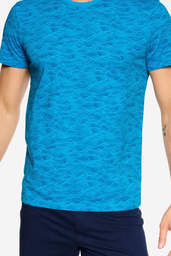 Чоловічий комплект-піжама з шортами Henderson 39747 Nutty