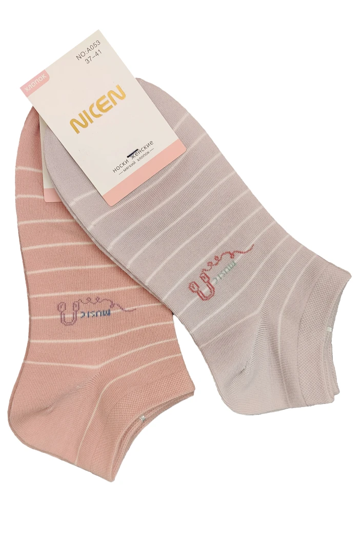 Шкарпетки короткі бавовняні Nicen A053 (2 пари)