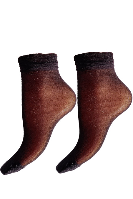 Шкарпетки прозорі з люрексом InSecret Lurex Grand 30den (2 пари)