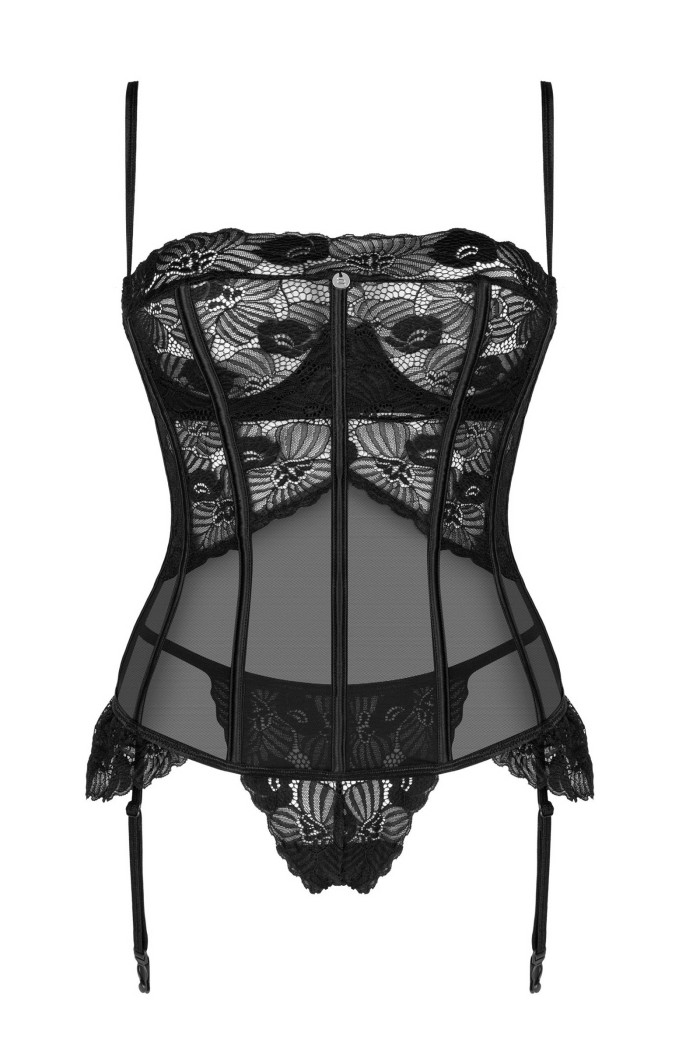 Корсет жіночий з трусиками Obsessive Serena Love corset