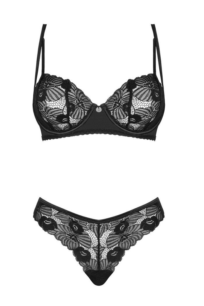 Комплект белья кружевной Obsessive Serena Love set