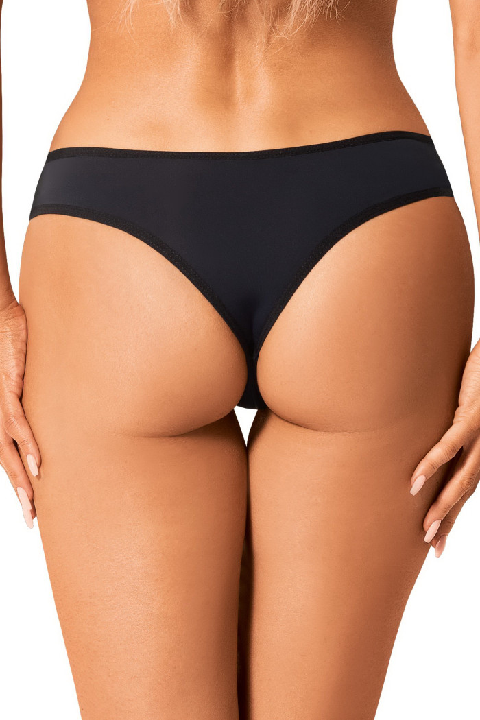 Комплект сатиновий - топ з трусиками Obsessive Bella Rou Top