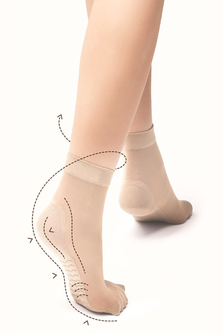 Шкарпетки з масажним ефектом стопи Fiore Massage 40 den