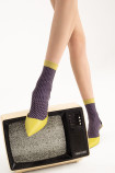 Шкарпетки з геометричним принтом Fiore Op-Art 40d