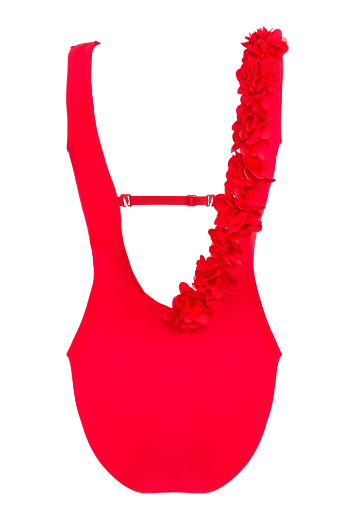 Купальник цельный красный Obsessive Cubalove