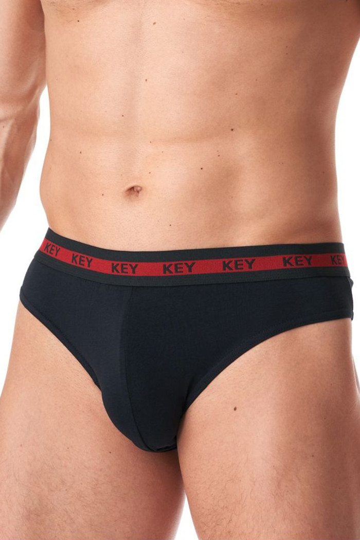 Труси-сліп чоловічі бавовняні KEY MPP 178 B23 (2 шт)