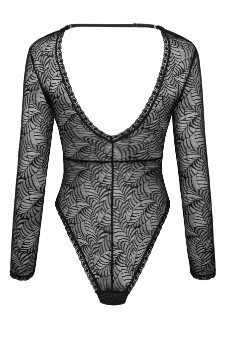 Боді мереживне з довгим рукавом Obsessive Merlys