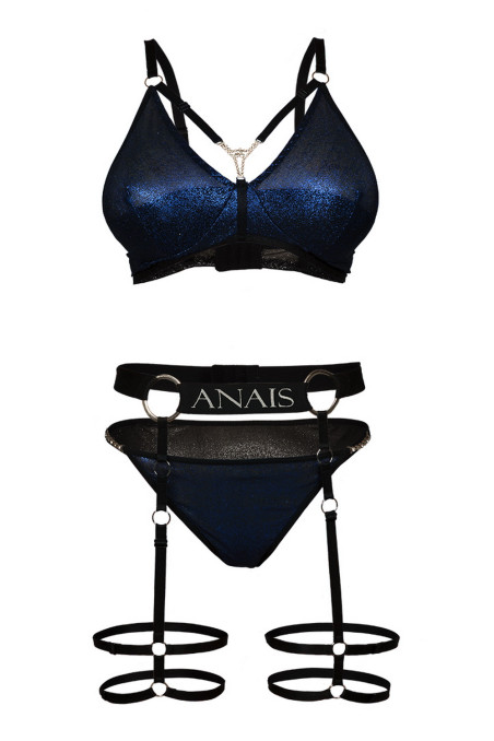 Комплект белья с поясом Anais Harlo Blue Set Prime