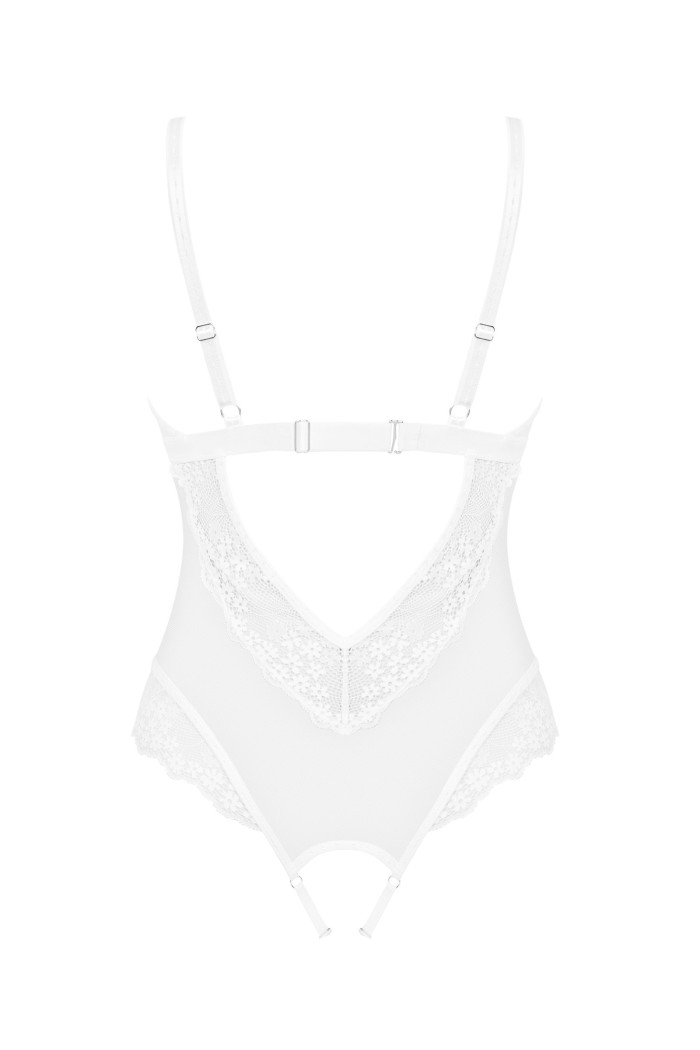 Боді напівпрозоре з вирізом Obsessive Heavenlly