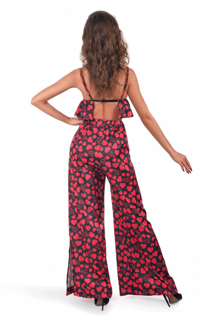 Комплект атласный домашний с брюками Anais Morgan bra set