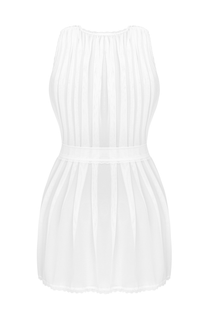 Халатик-пеньюар с кружевом Obsessive Heavenlly peignoir