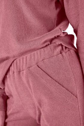 Пижама женская махровая хлопковая с брюками Taro Davina 3026