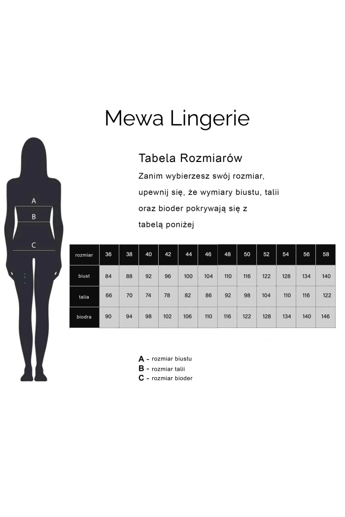 Нижняя комбинация гладкая Mewa Ofelia 86118