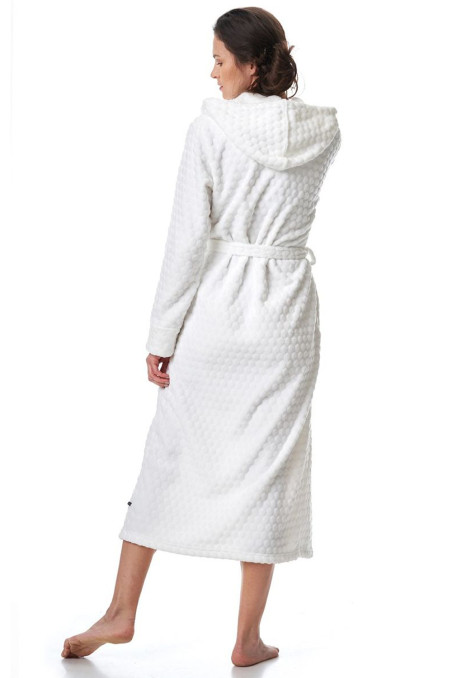 Теплый женский халат с капюшоном Key LGL 179 B23